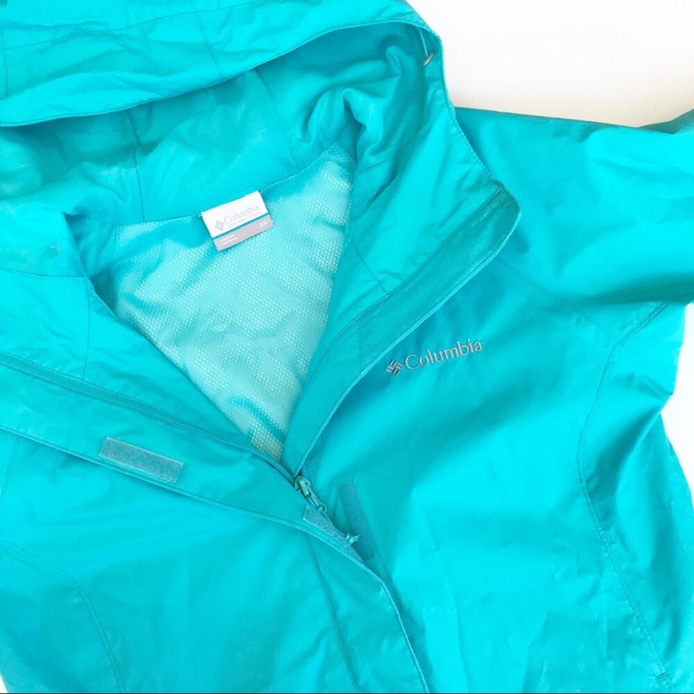 Columbia Hooded Rain Trail Queen Jacket XS - Picture 11 of 11